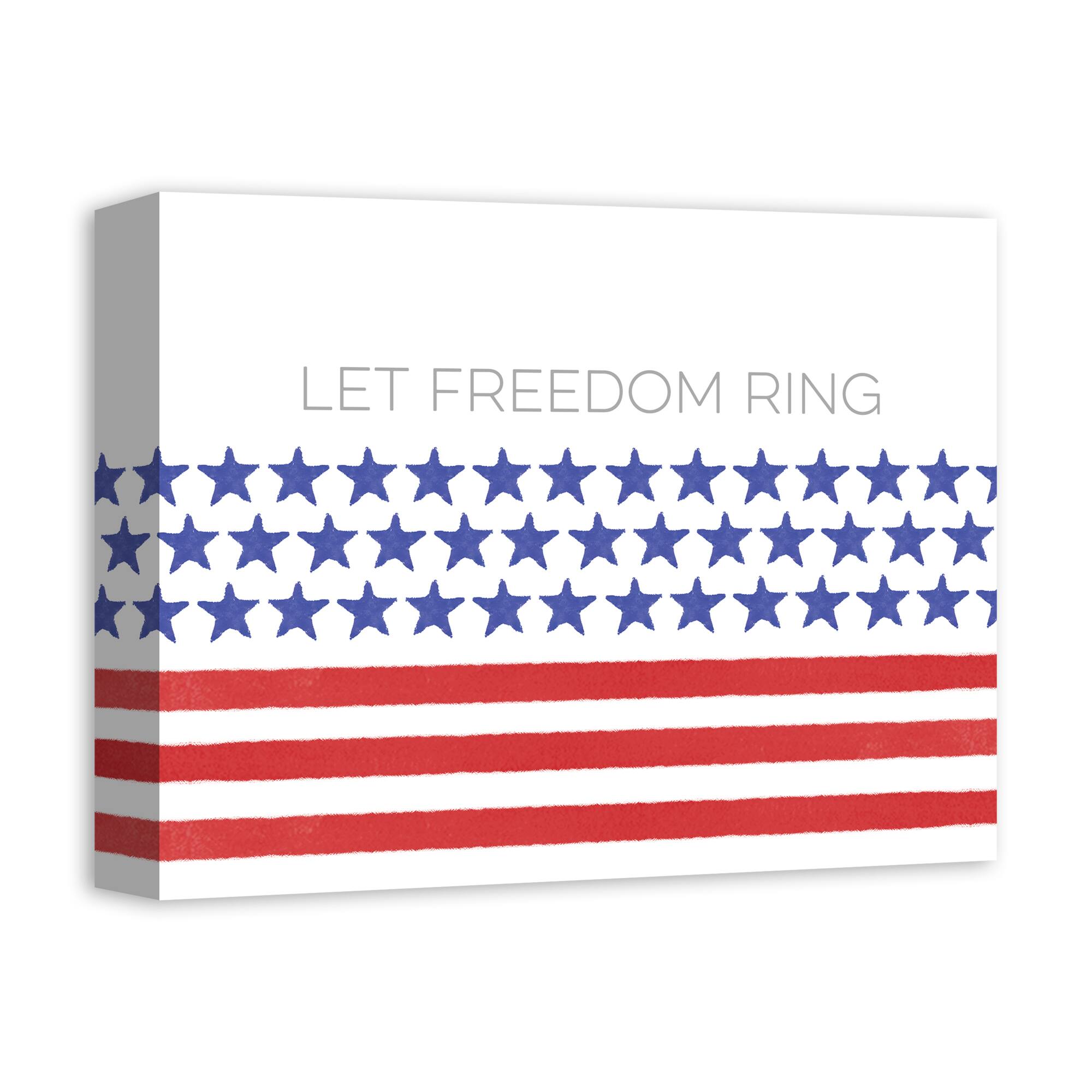 Let Freedom Ring Canvas Wall Art